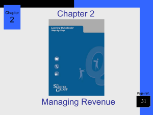 Chapter 1 Introducing QuickBooks 1