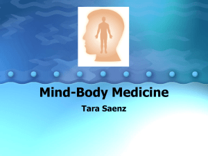 Mind-Body Medicine