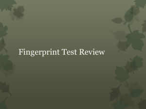 Fingerprint Test Review