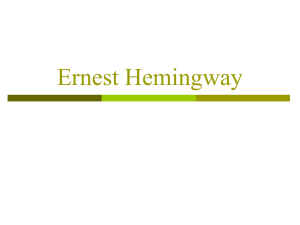 Ernest Hemingway: