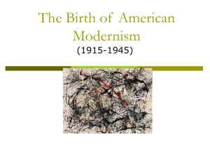 The Birth of American Modernism