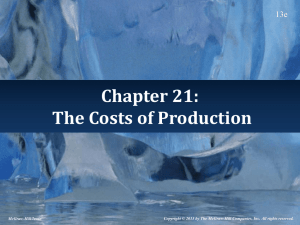 The Costs of Production - McGraw Hill Higher Education
