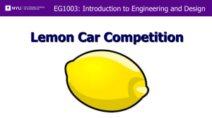 Lab 8 — Lemon Car Competition