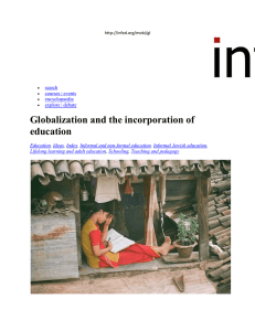 Globalization and the incorporation of education