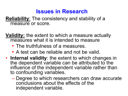 in quasi experimental studies the independent variable is