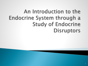 An Introduction to the Endocrine System through a Study of