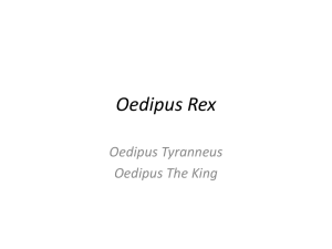 Oedipus Rex - My Teacher Pages