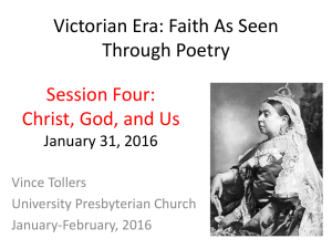 Victorian Era: Faith As Seen Through Poetry
