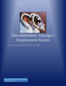 Discrimination: Chicago's Employment Exams - Chicago
