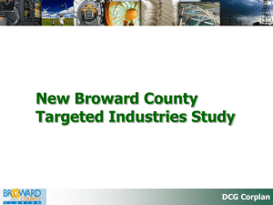 Targeted Industries Study Presentation