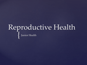 Reproductive Health PPT