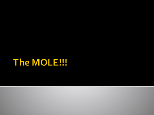 The MOLE!!!