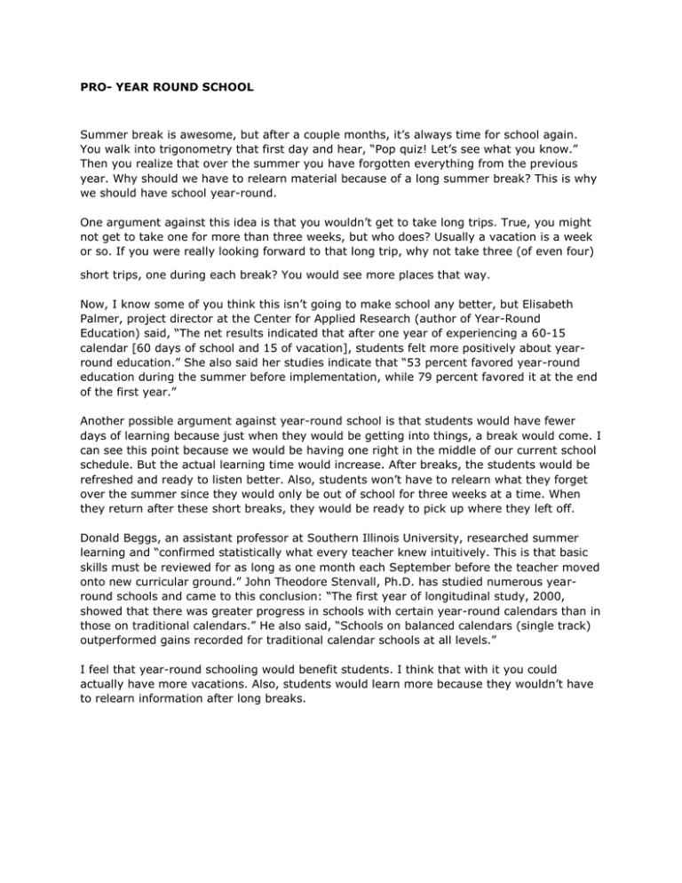 Argumentative Article