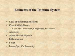 IMMUNOLOGY – INTRODUCTION