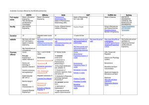 Available Courses offered by the BEAM partnership