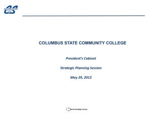 VISION: MISSION - Columbus State Community College