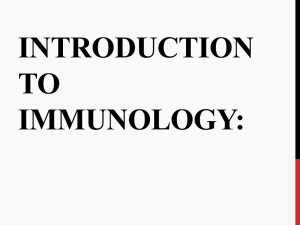1- Barriers to infection,and Introduction to Immunology-1