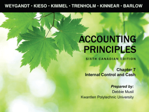 Accounting Principles, 5th Cdn. Edition