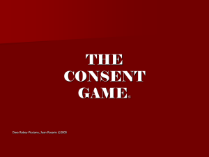 The Consent Game