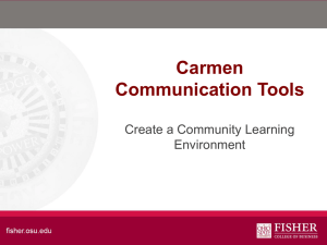 Carmen Communication Tools