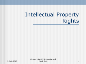 Intellectual Property Rights 1