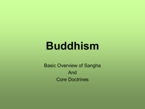 Basic Buddhist Doctrines - College of the Holy Cross