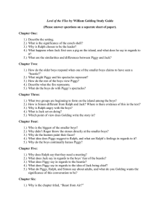 Lord of the Flies by William Golding Study Guide (Please answer