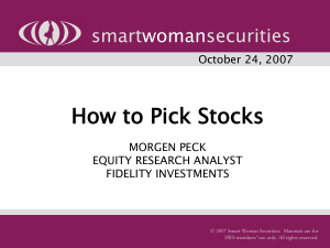 presentation - Smart Woman Securities