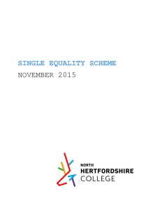 Reviewing the single equality scheme