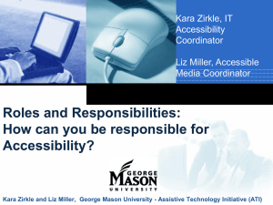 Roles and Responsibilities - University of Colorado Boulder