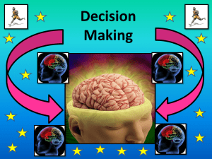 Decision Making - CastleSchoolPE