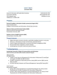 Curriculum Vitae - Information Institute