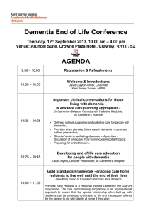 Dementia End of Life Conference