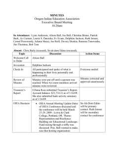 OIEA Board Meeting Minutes 01-16-09