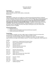 Assignment Sheet