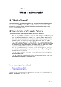 What is a Network?