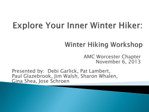 Introduction to 3-Season Hiking