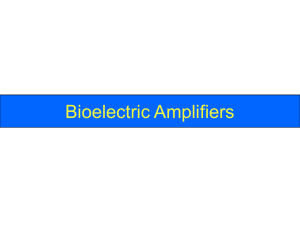 Bioelectric Amplifiers