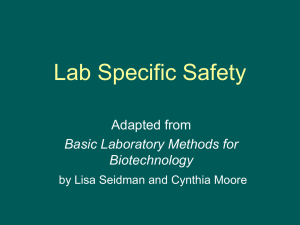 Lab Safety - Workforce3One