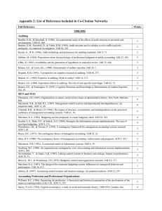 Appendix 2: List of References included in Co