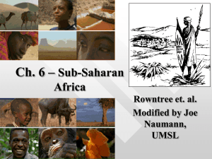 Chapter 6 - Sub-Saharan Africa (3D)