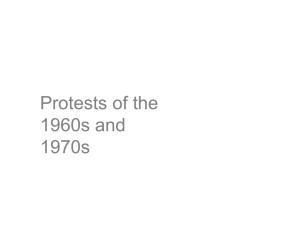Movements of the 1960s and 1970s