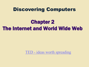 The Internet & WWW - University Faculty