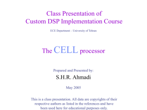 The CELL Processor