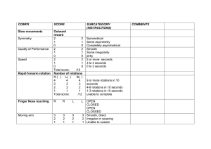 Final Clinical Observations Document