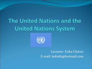 The United Nations System