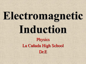 Electromagnetic Induction - La Cañada Unified School District