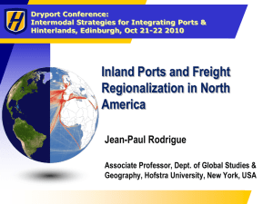 Inland Ports and Freight Regionalization in North America