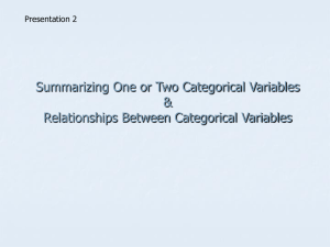 Types of Variables - Penn State Department of Statistics