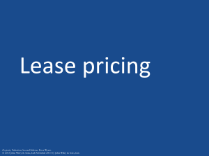 Chapter 11 Lease Pricing